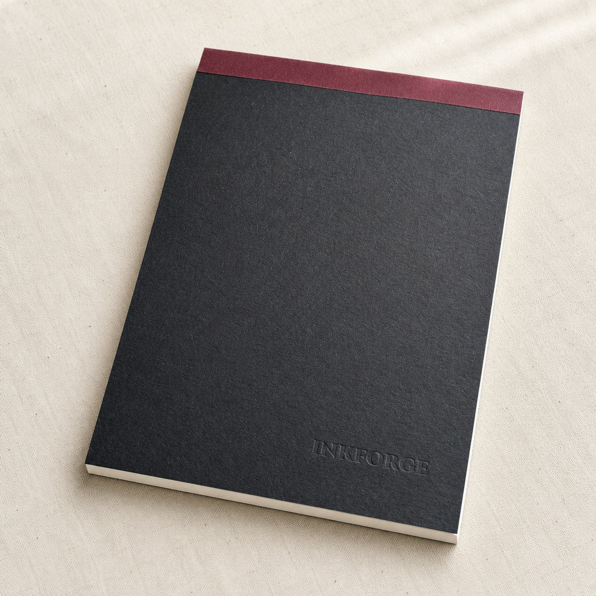 Inkforge A5 writing pad with fountain-pen-friendly paper